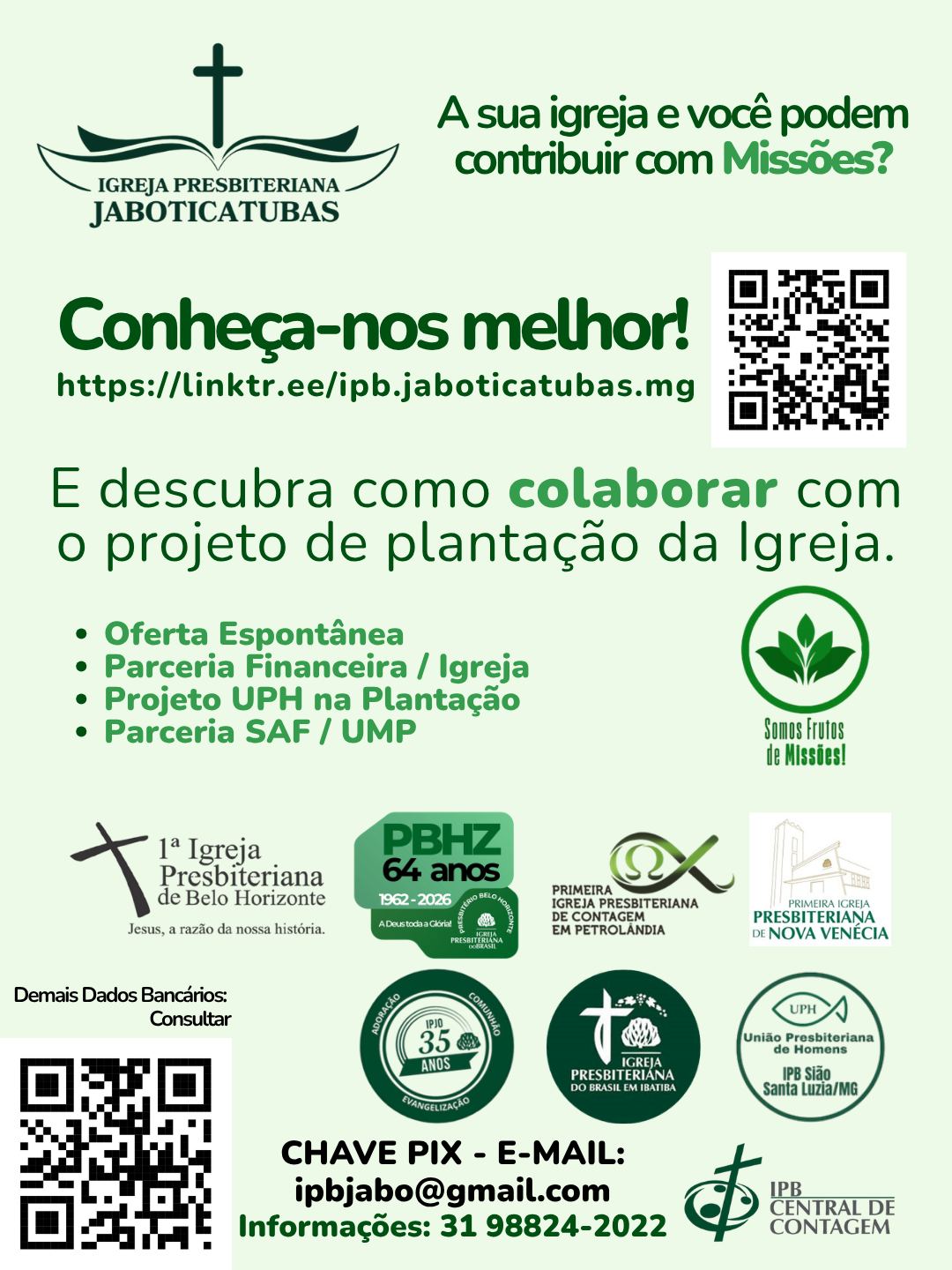 A SUA IGREJA E VOCÊ PODEM CONTRIBUIR COM MISSÕES?