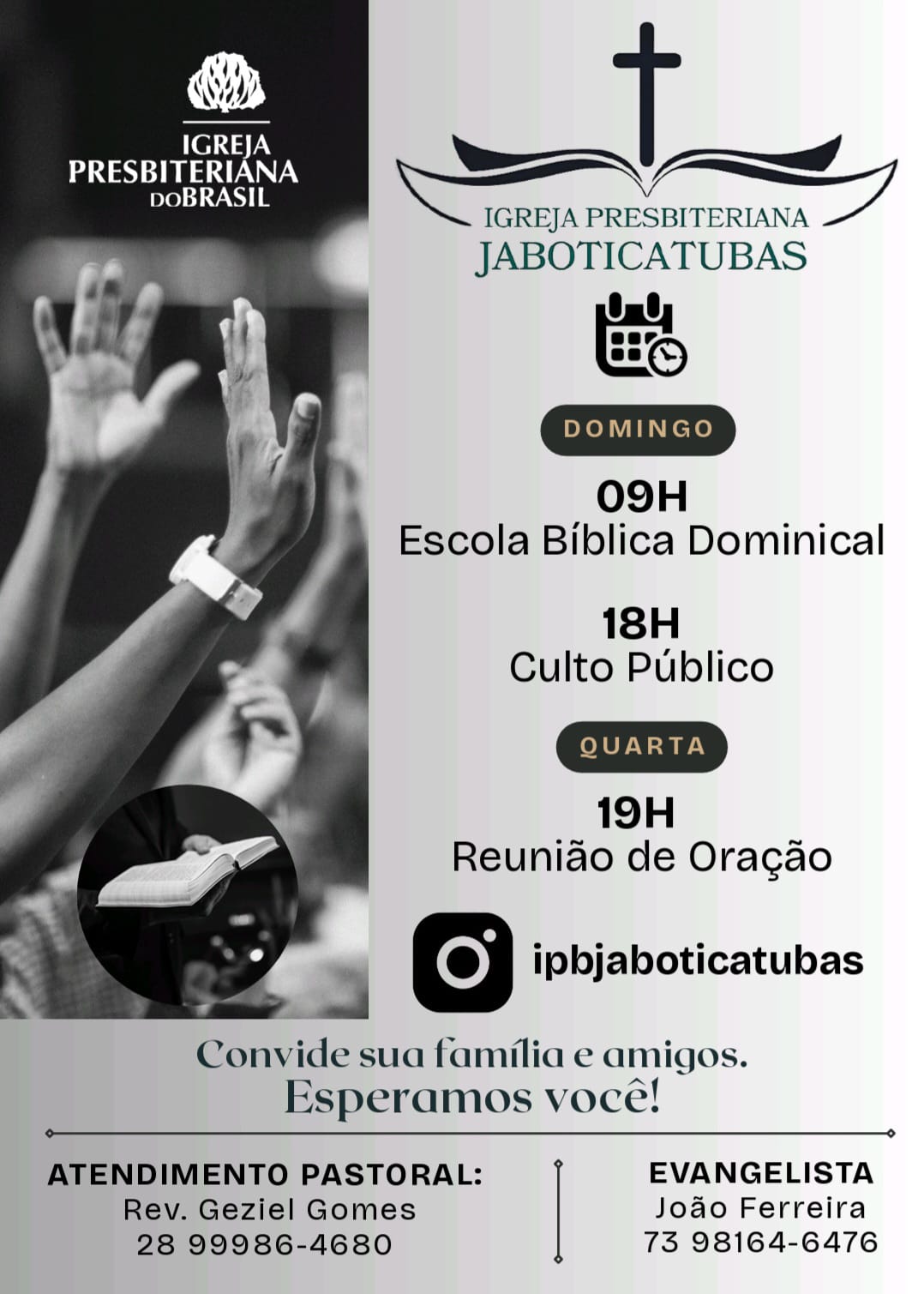 CONVIDE SUA FAMÍLIA E AMIGOS