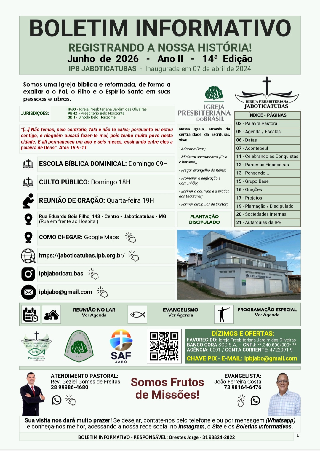 ACESSE NOSSOS BOLETINS INFORMATIVOS