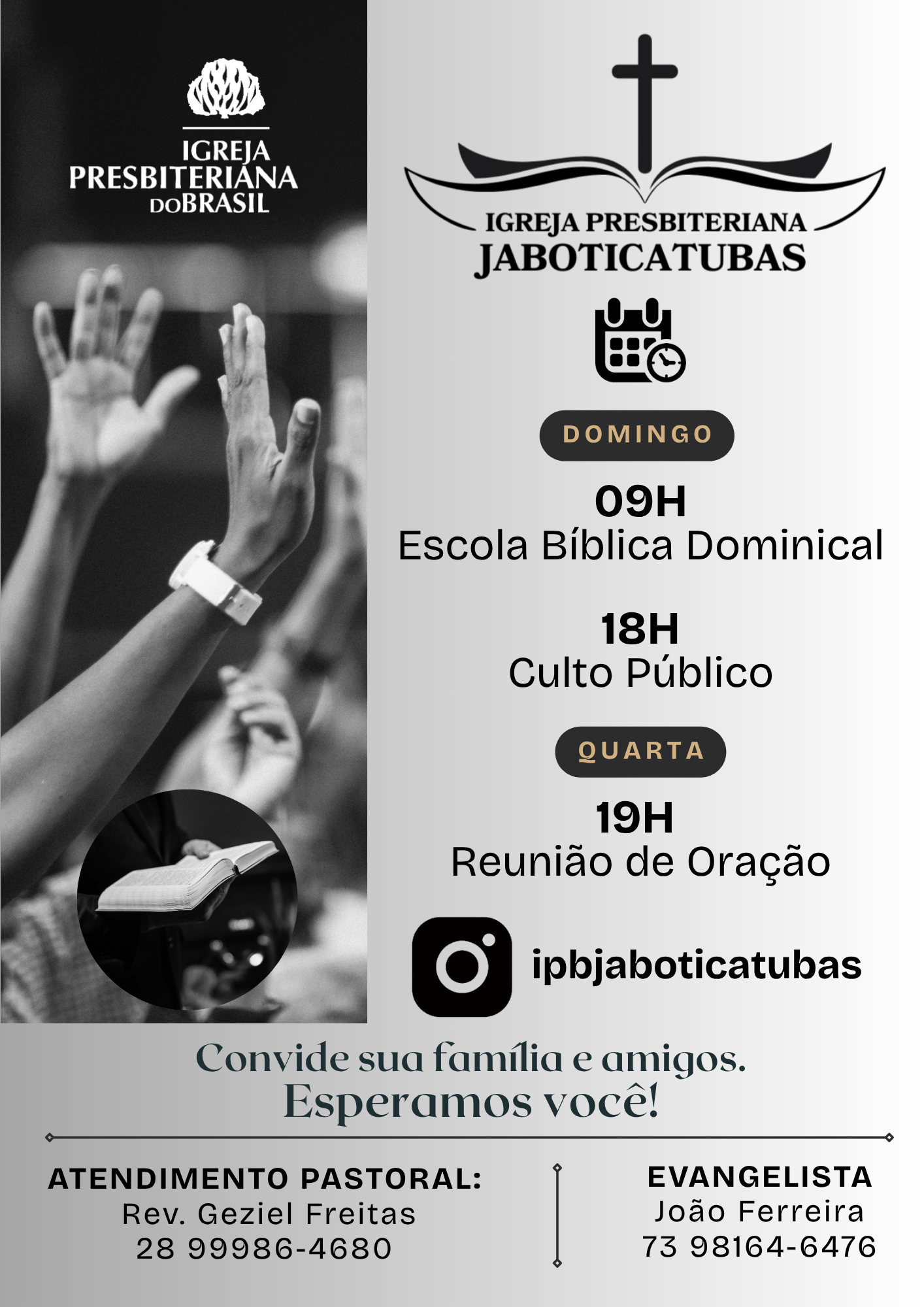 CONVIDE SUA FAMÍLIA E AMIGOS