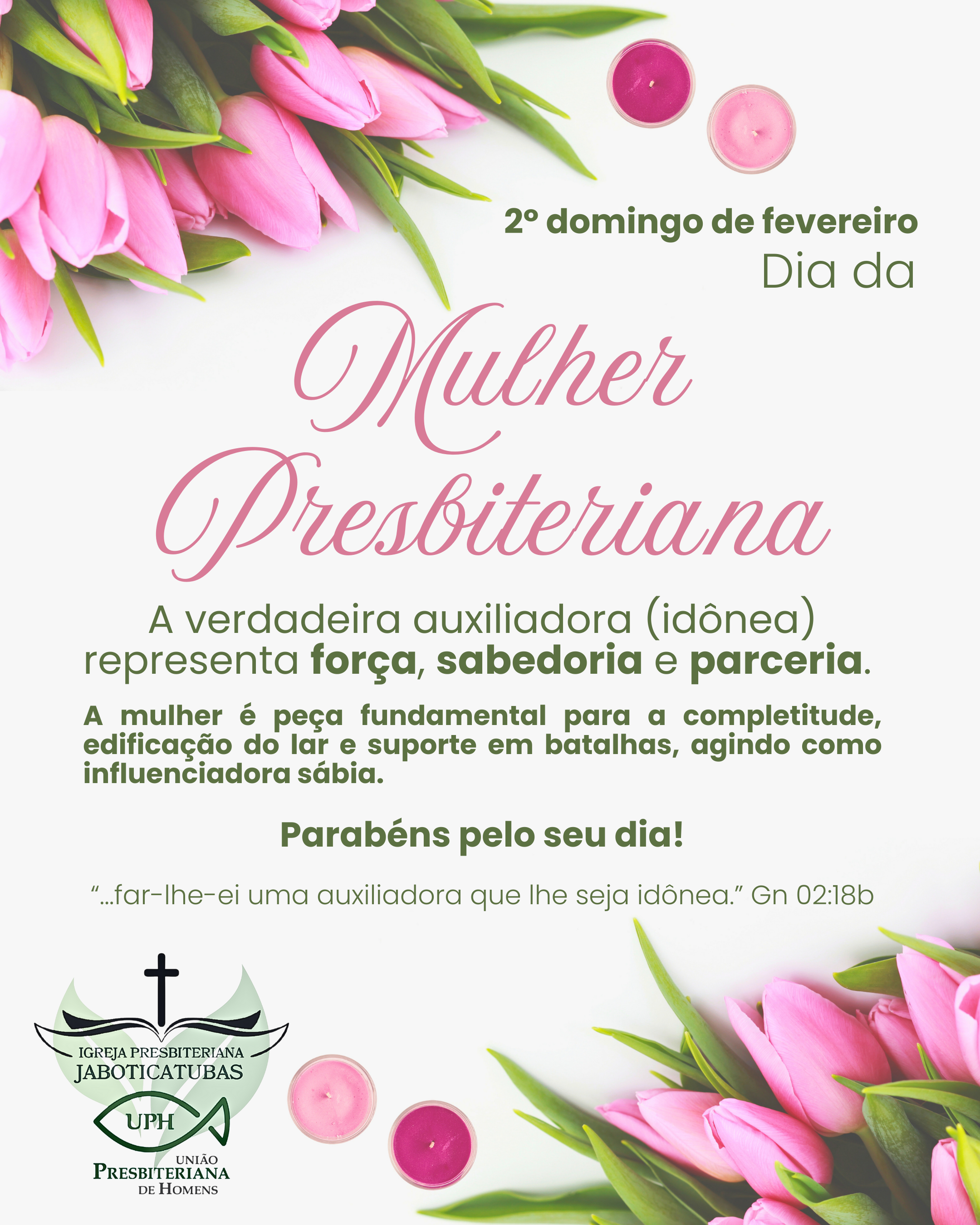Dia da Mulher Presbiteriana - Homenagem da UPH